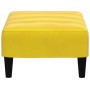 Reposapiés de terciopelo amarillo 77x55x31 cm by vidaXL, Ottomans - Ref: Foro24-4007370, Price: 69,51 €, Discount: %