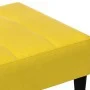 Reposapiés de terciopelo amarillo 77x55x31 cm de vidaXL, Otomanas - Ref: Foro24-4007370, Precio: 68,51 €, Descuento: %