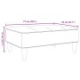 Reposapiés de terciopelo amarillo 77x55x31 cm by vidaXL, Ottomans - Ref: Foro24-4007370, Price: 69,51 €, Discount: %