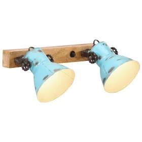 Lámpara de pared azul desgastado 25 W E27 45x25 cm by vidaXL, Lamps - Ref: Foro24-371823, Price: 52,99 €, Discount: %