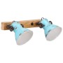 Lámpara de pared azul desgastado 25 W E27 45x25 cm by vidaXL, Lamps - Ref: Foro24-371823, Price: 53,76 €, Discount: %