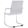 Silla de oficina voladiza de cuero sintético blanco von vidaXL, Bürostühle - Ref: Foro24-289359, Preis: 107,15 €, Rabatt: %