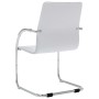 Silla de oficina voladiza de cuero sintético blanco von vidaXL, Bürostühle - Ref: Foro24-289359, Preis: 113,34 €, Rabatt: %