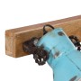 Lámpara de pared azul desgastado 25 W E27 45x25 cm by vidaXL, Lamps - Ref: Foro24-371823, Price: 53,76 €, Discount: %