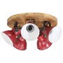 Lámpara de techo rojo desgastado 25 W E27 50x50x25 cm by vidaXL, Lamps - Ref: Foro24-371835, Price: 113,26 €, Discount: %