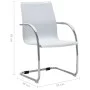 Silla de oficina voladiza de cuero sintético blanco von vidaXL, Bürostühle - Ref: Foro24-289359, Preis: 107,15 €, Rabatt: %