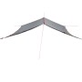Wasserdichte Campingplane in Grau und Orange, 400x294 cm. von vidaXL, Zelte - Ref: Foro24-94663, Preis: 35,85 €, Rabatt: %