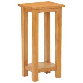 Beistelltisch aus massivem Eichenholz, 27 x 24 x 55 cm von vidaXL, Seitentische - Ref: Foro24-289185, Preis: 77,85 €, Rabatt: %
