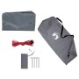 Lona de camping impermeable gris y naranja 420x440 cm by vidaXL, tents - Ref: Foro24-94675, Price: 46,66 €, Discount: %