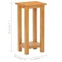Beistelltisch aus massivem Eichenholz, 27 x 24 x 55 cm von vidaXL, Seitentische - Ref: Foro24-289185, Preis: 77,85 €, Rabatt: %
