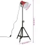 Lámpara de pie rojo desgastado 25 W E27 35x35x65/95 cm de vidaXL, Lámparas - Ref: Foro24-371875, Precio: 61,94 €, Descuento: %