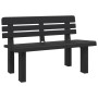Banco de jardín polipropileno gris antracita 110x52x71 cm von vidaXL, Gartenbänke - Ref: Foro24-4009380, Preis: 138,27 €, Rab...