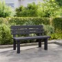 Banco de jardín polipropileno gris antracita 110x52x71 cm von vidaXL, Gartenbänke - Ref: Foro24-4009380, Preis: 138,27 €, Rab...