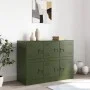 Aparador de acero verde oliva 99x39x73 cm von vidaXL, Sideboards - Ref: Foro24-841797, Preis: 180,63 €, Rabatt: %