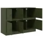 Aparador de acero verde oliva 99x39x73 cm von vidaXL, Sideboards - Ref: Foro24-841797, Preis: 180,63 €, Rabatt: %