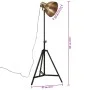 Lámpara de escritorio latón vintage 25 W E27 61x61x90/150 cm von vidaXL, Lampen - Ref: Foro24-371863, Preis: 117,73 €, Rabatt: %