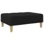 Fußstütze aus schwarzem Stoff 77x55x31 cm von vidaXL, Osmanen - Ref: Foro24-4007391, Preis: 67,37 €, Rabatt: %