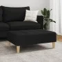 Fußstütze aus schwarzem Stoff 77x55x31 cm von vidaXL, Osmanen - Ref: Foro24-4007391, Preis: 67,37 €, Rabatt: %