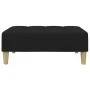 Fußstütze aus schwarzem Stoff 77x55x31 cm von vidaXL, Osmanen - Ref: Foro24-4007391, Preis: 67,37 €, Rabatt: %