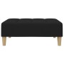 Reposapiés de tela negro 77x55x31 cm by vidaXL, Ottomans - Ref: Foro24-4007391, Price: 68,33 €, Discount: %