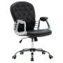 Silla de oficina giratoria de cuero sintético negro de vidaXL, Sillas de oficina - Ref: Foro24-289363, Precio: 117,15 €, Desc...