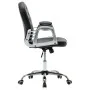 Silla de oficina giratoria de cuero sintético negro de vidaXL, Sillas de oficina - Ref: Foro24-289363, Precio: 117,15 €, Desc...