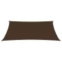 Toldo de vela rectangular de tela oxford marrón 6x8 m by vidaXL, Umbrellas - Ref: Foro24-135828, Price: 131,24 €, Discount: %