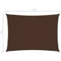 Toldo de vela rectangular de tela oxford marrón 6x8 m by vidaXL, Umbrellas - Ref: Foro24-135828, Price: 131,24 €, Discount: %