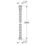 Tiger Fluxhose Brauseschlauch Chrom 200 cm von Tiger, Versorgungsleitungen und Schläuche - Ref: Foro24-436932, Preis: 22,75 €...