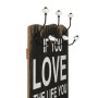 LOVE LIFE Wandgarderobe mit 6 Haken 120x40 cm von vidaXL, Hut- und Garderobenständer - Ref: Foro24-245853, Preis: 50,67 €, Ra...