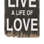 LOVE LIFE Wandgarderobe mit 6 Haken 120x40 cm von vidaXL, Hut- und Garderobenständer - Ref: Foro24-245853, Preis: 50,67 €, Ra...