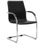Black synthetic leather cantilever office chair by vidaXL, Office chairs - Ref: Foro24-289355, Price: 94,85 €, Discount: %