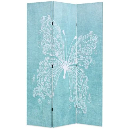 Faltbare Raumteiler 120x170 cm, blauer Schmetterling von vidaXL, Raumteiler - Ref: Foro24-245885, Preis: 94,88 €, Rabatt: %