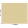 Alfombra para tienda de campaña beige 250x200 cm by vidaXL, Tent Accessories - Ref: Foro24-310759, Price: 18,90 €, Discount: %