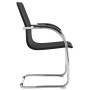 Black synthetic leather cantilever office chair by vidaXL, Office chairs - Ref: Foro24-289355, Price: 105,10 €, Discount: %