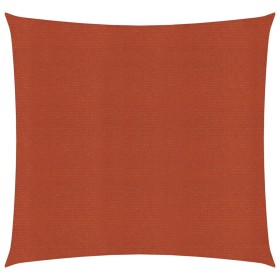 Toldo de vela cuadrado HDPE terracota 160 g/m² 2,5x2,5 m de vidaXL, Sombrillas - Ref: Foro24-311328, Precio: 24,02 €, Descuen...