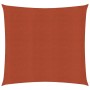 Toldo de vela cuadrado HDPE terracota 160 g/m² 2,5x2,5 m by vidaXL, Umbrellas - Ref: Foro24-311328, Price: 24,02 €, Discount: %