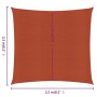 Toldo de vela cuadrado HDPE terracota 160 g/m² 2,5x2,5 m by vidaXL, Umbrellas - Ref: Foro24-311328, Price: 24,02 €, Discount: %