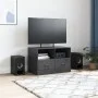Fernsehmöbel aus schwarzem Stahl 67x39x44 cm von vidaXL, TV-Möbel - Ref: Foro24-841739, Preis: 68,57 €, Rabatt: %