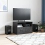Fernsehmöbel aus schwarzem Stahl 67x39x44 cm von vidaXL, TV-Möbel - Ref: Foro24-841739, Preis: 69,25 €, Rabatt: %