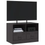 Fernsehmöbel aus schwarzem Stahl 67x39x44 cm von vidaXL, TV-Möbel - Ref: Foro24-841739, Preis: 69,25 €, Rabatt: %