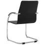 Black synthetic leather cantilever office chair by vidaXL, Office chairs - Ref: Foro24-289355, Price: 94,85 €, Discount: %
