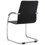Schwarzer Freischwinger-Bürostuhl aus Kunstleder von vidaXL, Bürostühle - Ref: Foro24-289355, Preis: 105,10 €, Rabatt: %
