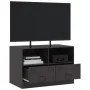 Fernsehmöbel aus schwarzem Stahl 67x39x44 cm von vidaXL, TV-Möbel - Ref: Foro24-841739, Preis: 68,57 €, Rabatt: %