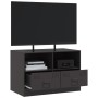 Fernsehmöbel aus schwarzem Stahl 67x39x44 cm von vidaXL, TV-Möbel - Ref: Foro24-841739, Preis: 69,25 €, Rabatt: %
