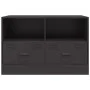 Fernsehmöbel aus schwarzem Stahl 67x39x44 cm von vidaXL, TV-Möbel - Ref: Foro24-841739, Preis: 68,57 €, Rabatt: %