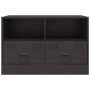 Fernsehmöbel aus schwarzem Stahl 67x39x44 cm von vidaXL, TV-Möbel - Ref: Foro24-841739, Preis: 69,25 €, Rabatt: %