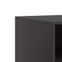Fernsehmöbel aus schwarzem Stahl 67x39x44 cm von vidaXL, TV-Möbel - Ref: Foro24-841739, Preis: 69,25 €, Rabatt: %