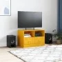 Fernsehmöbel aus senfgelbem Stahl 67x39x44 cm von vidaXL, TV-Möbel - Ref: Foro24-841745, Preis: 72,36 €, Rabatt: %