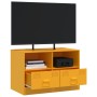 Fernsehmöbel aus senfgelbem Stahl 67x39x44 cm von vidaXL, TV-Möbel - Ref: Foro24-841745, Preis: 73,07 €, Rabatt: %